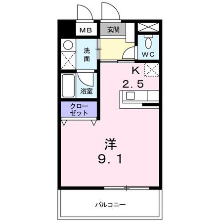 クイーンズ・コートの物件間取画像